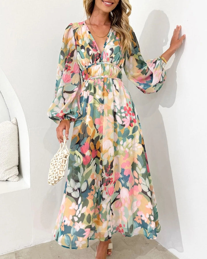 Celine | Floral Pattern Women's Dress