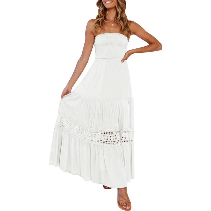 ARIETTA™ – Robe longue d'été simple et confortable sans manches