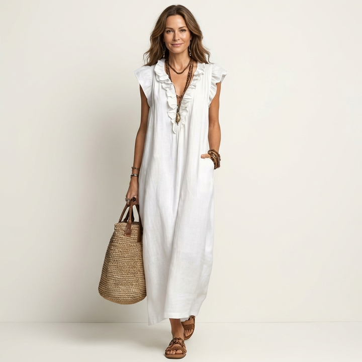 Lorraine | Effortless Ruffle Maxi Dress