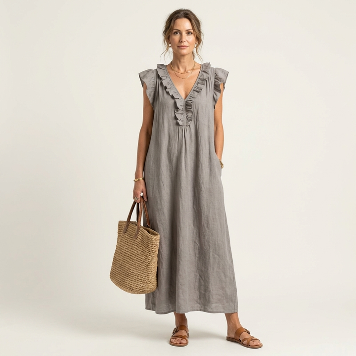 Lorraine | Effortless Ruffle Maxi Dress