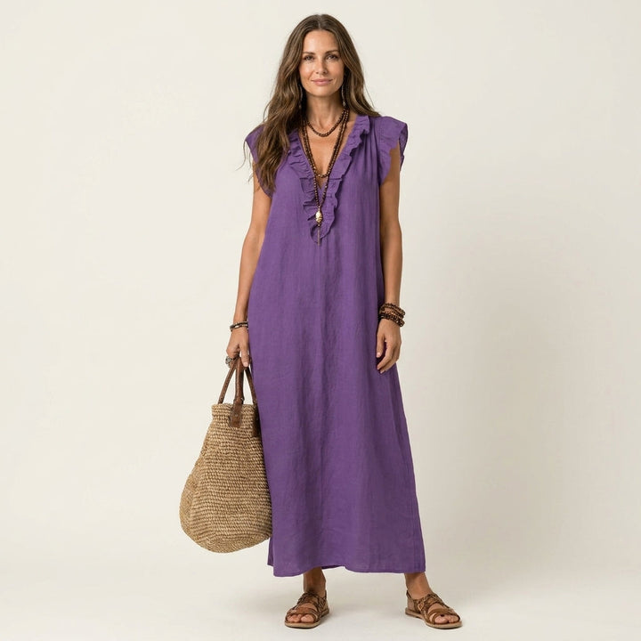 Lorraine | Effortless Ruffle Maxi Dress