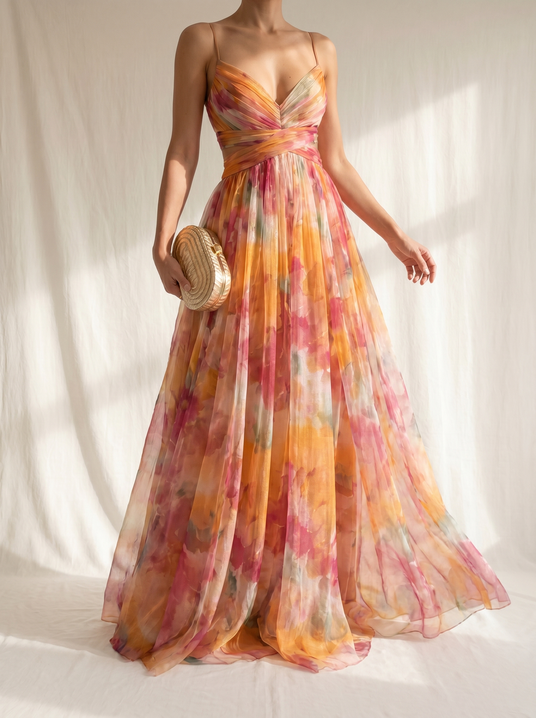 Giselle | Captivating Floral Print Maxi Dress