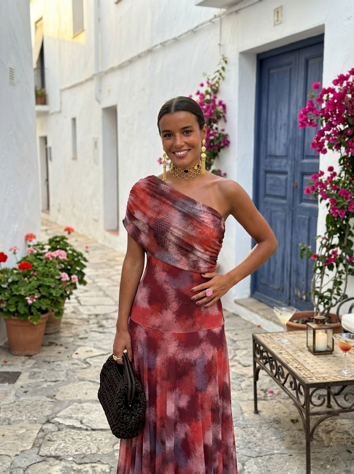 Brielle | Elegant One-Shoulder Maxi Dress