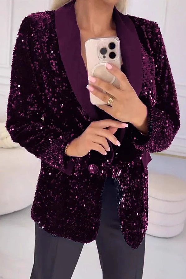 LUXARA™ - Blazer à paillettes scintillantes
