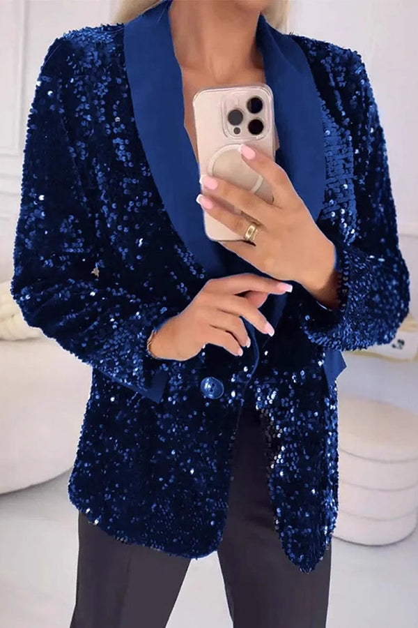 LUXARA™ - Blazer à paillettes scintillantes