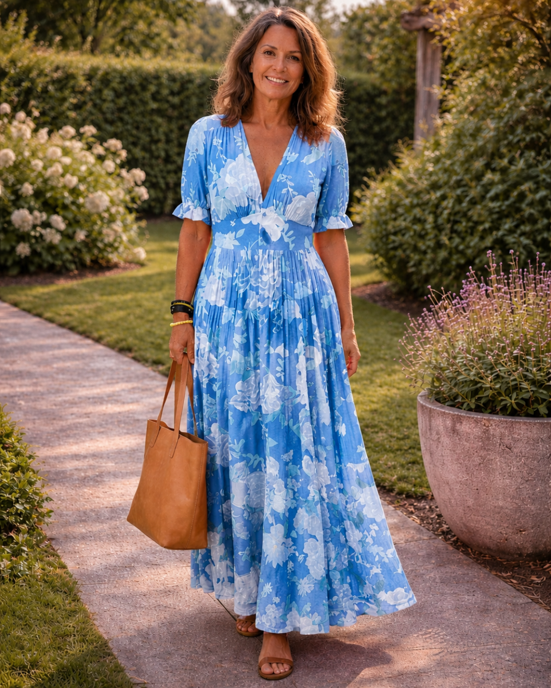 Carolyn | Floral Grace Maxi Dress