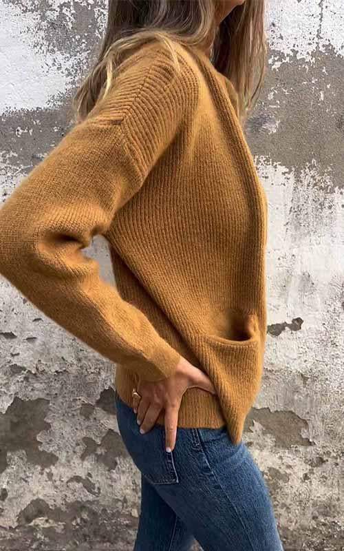 SARIA™ - Cardigan en maille zippé
