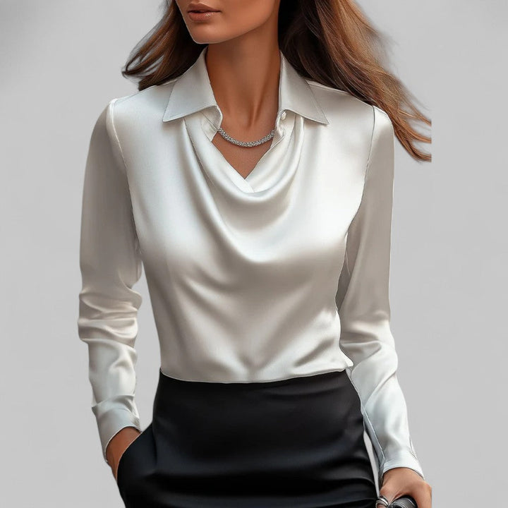 Patricia | Blouse à col bénitier
