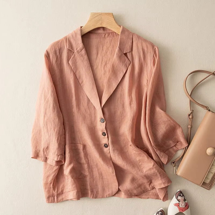 Evelyn | Blouse boutonnée décontractée