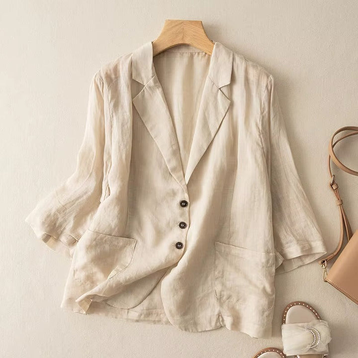Evelyn | Blouse boutonnée décontractée