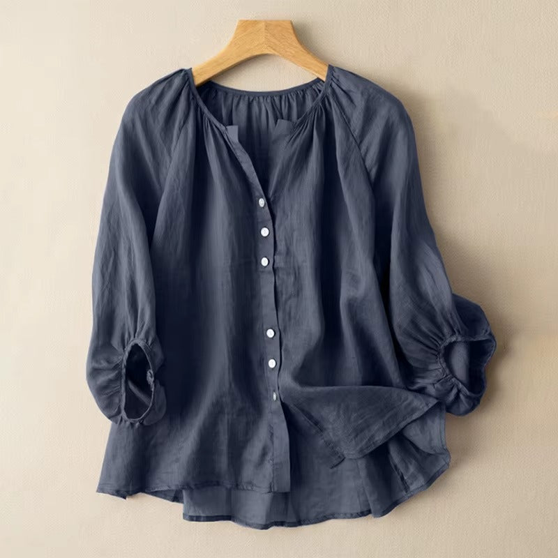 Éléonore | Blouse décontractée en lin