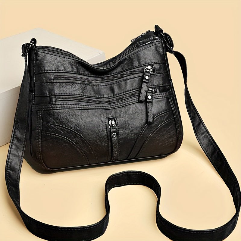 Monique | Everyday Multi-Zip Crossbody Bag