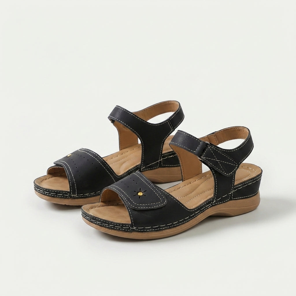Liana - Breezy Summer Sandal with Velcro Fastening