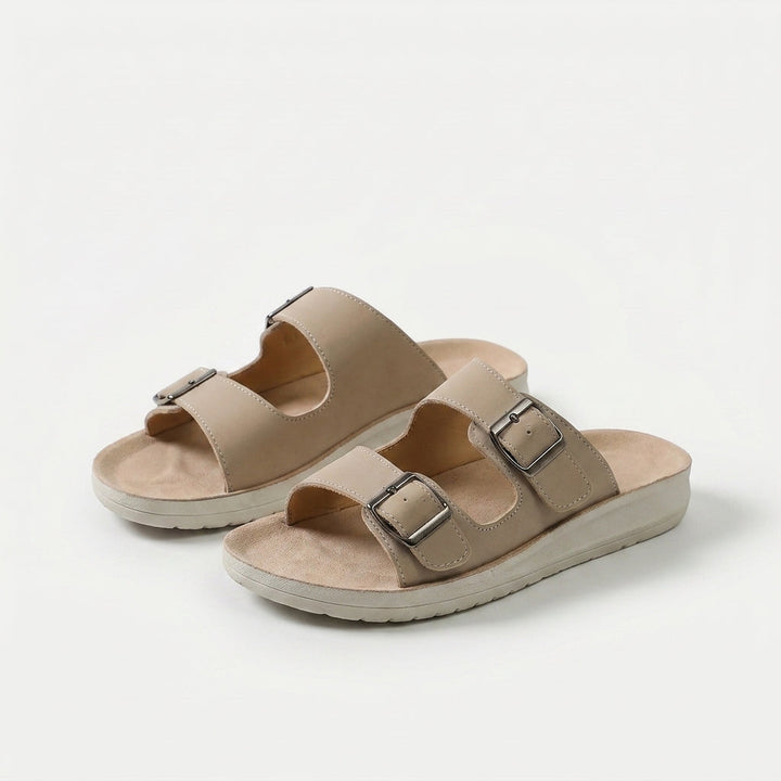 Mae - Adjustable Double Buckle Comfort Slides